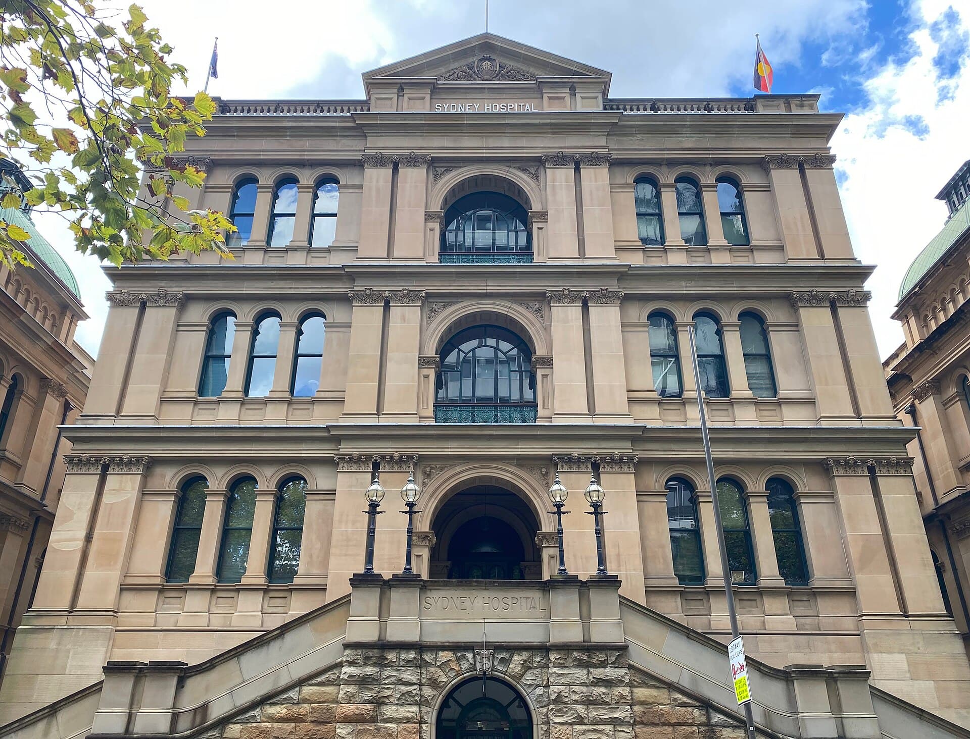 Sandstone buildings along Macquarie Street in central Sydney